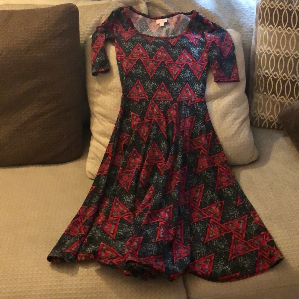 Darling Red and Grey Nicole by Lularoe